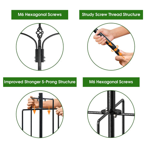 Highpro adjustable wing nut design for flexible accessory placement.
