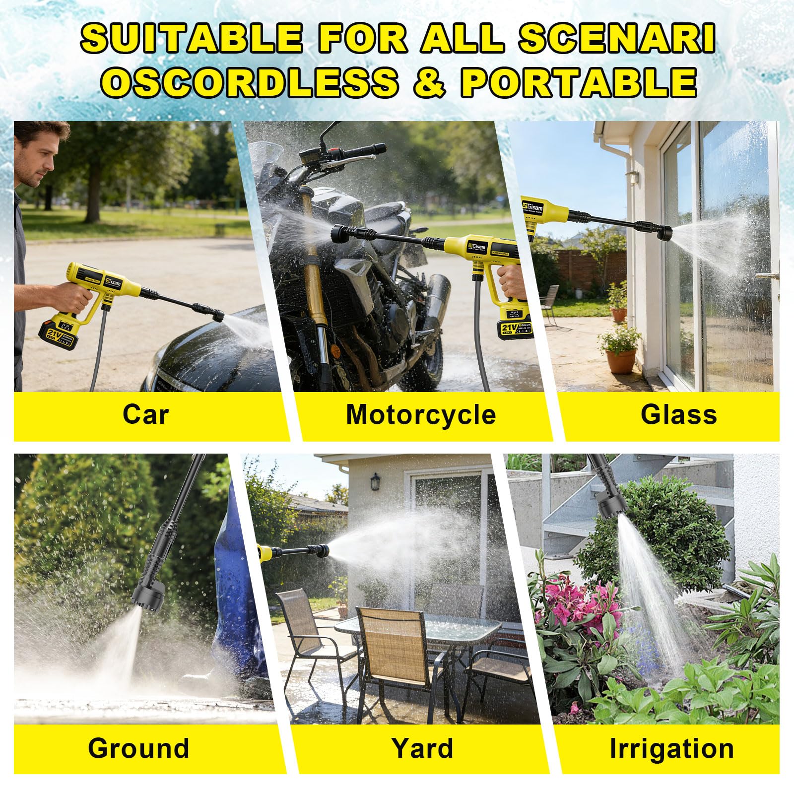 Highsam accessory kit enables quick setup and diverse tasks.