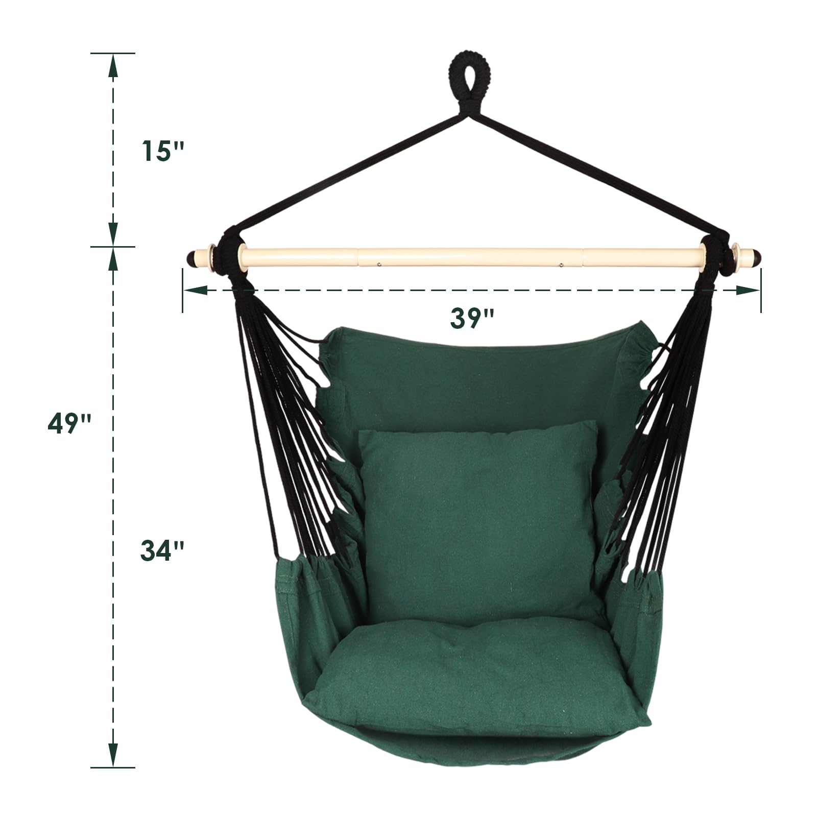 Highwild hammock chair cushions included for added comfort