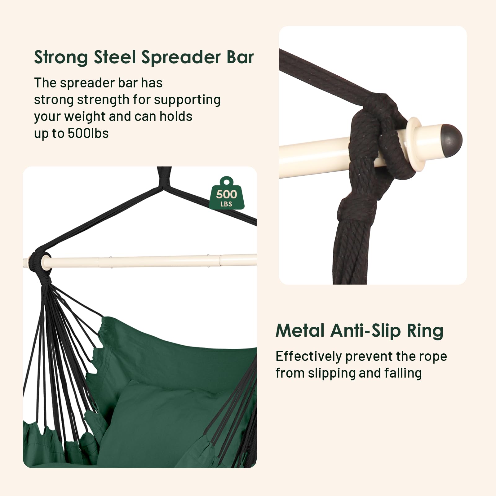 Highwild hammock chair ready-to-hang for quick setup anywhere