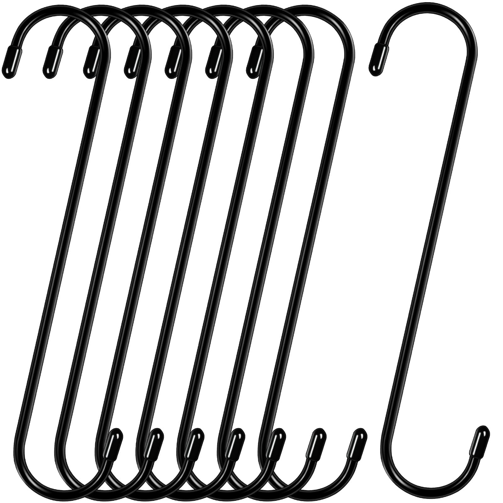 HiGift 12-inch extension S hook for baskets and plants.