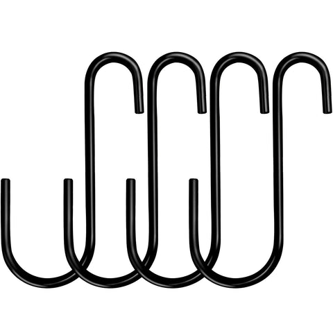 HiGift 6-inch S hook on fence for heavy outdoor hanging.