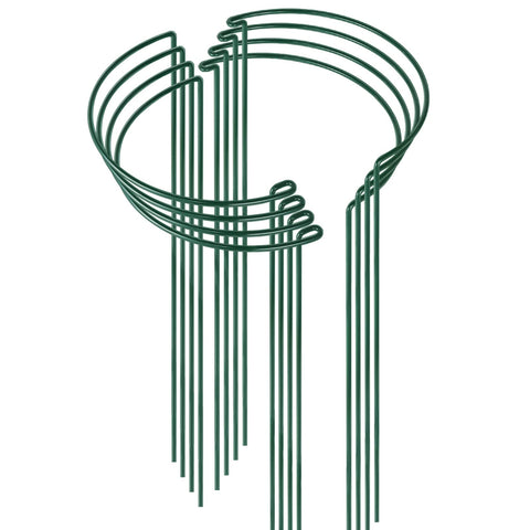 HiGift 8-pack 24in plant stakes provide sturdy support for tall plants.