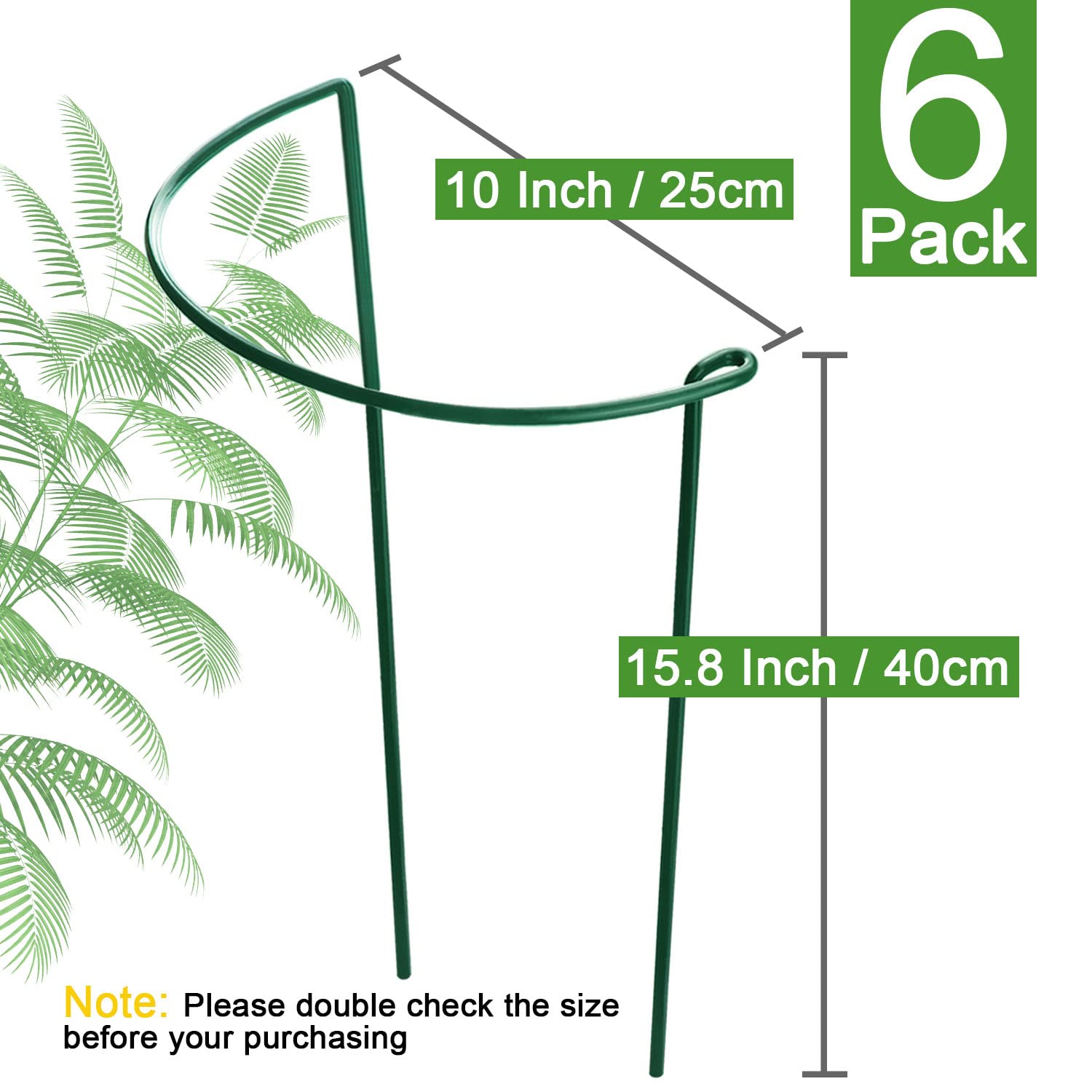 HiGift border-friendly stake formation supports garden pathways and borders.