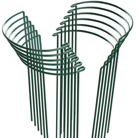 HiGift half-round plant stake provides sturdy indoor support for tall plants.