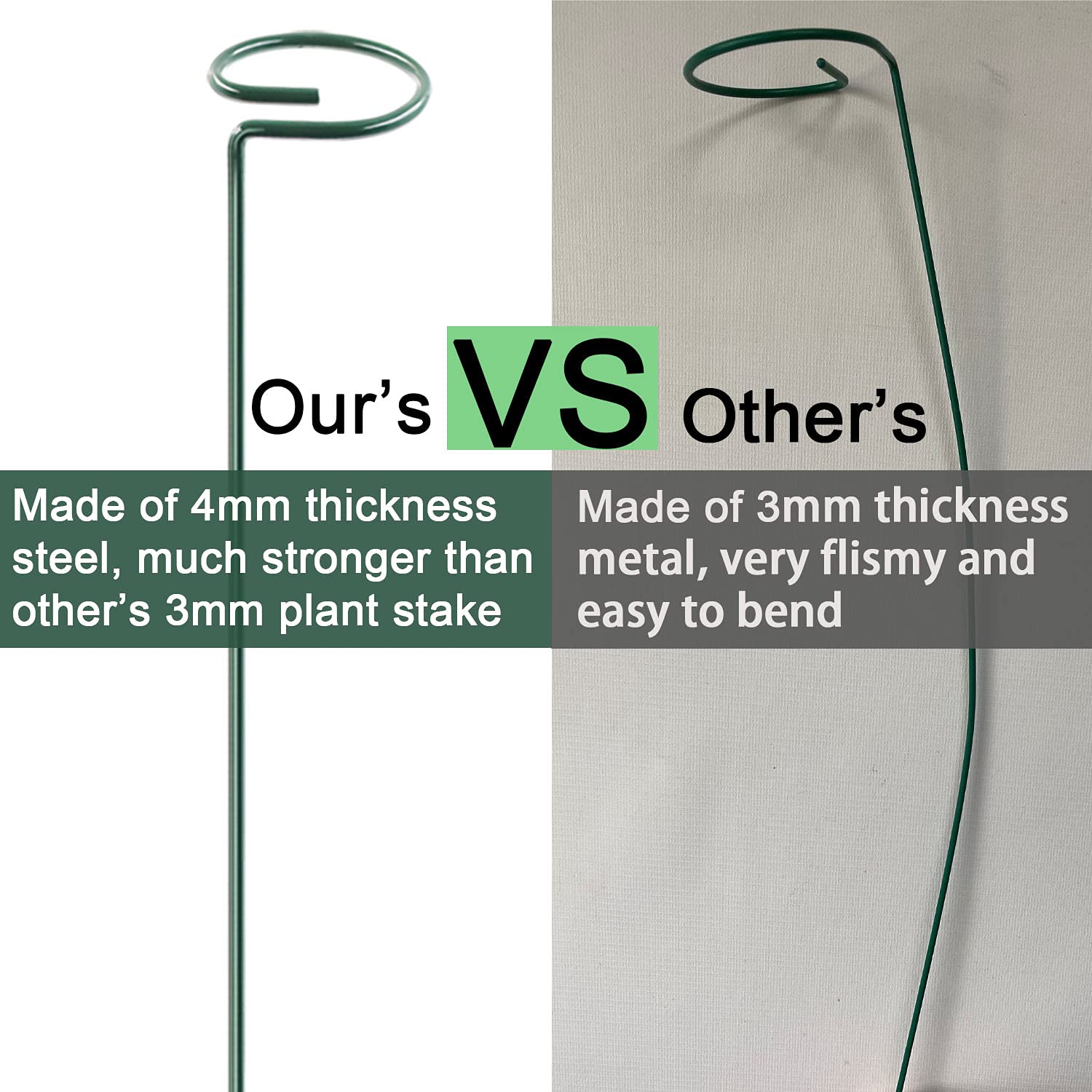 HiGift ring support 6 cm inner diameter keeps stems upright and organized
