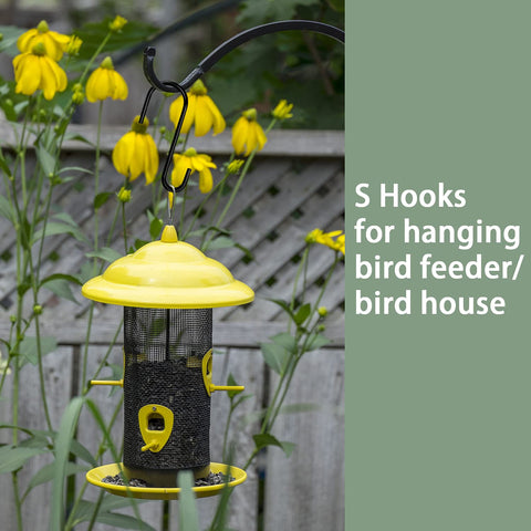 HiGift S hook suspends wind chimes for outdoor ambiance.