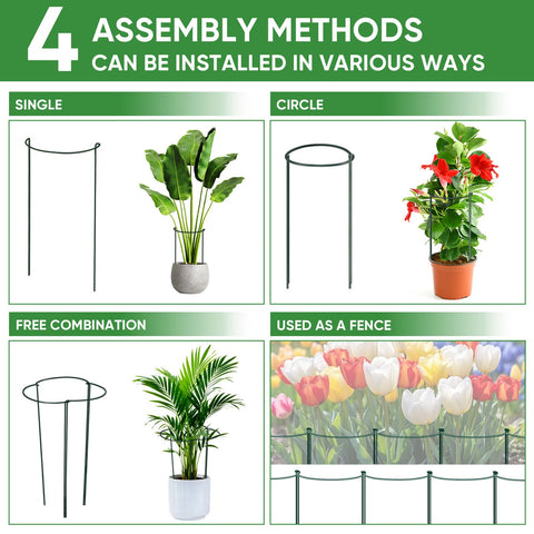 HiGift tomato and vine support with extendable stability and neat appearance.