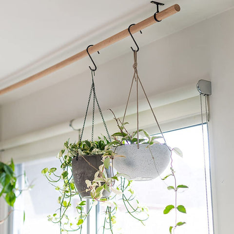 HiGift heavy-duty S Hook for garden tools and wind chimes