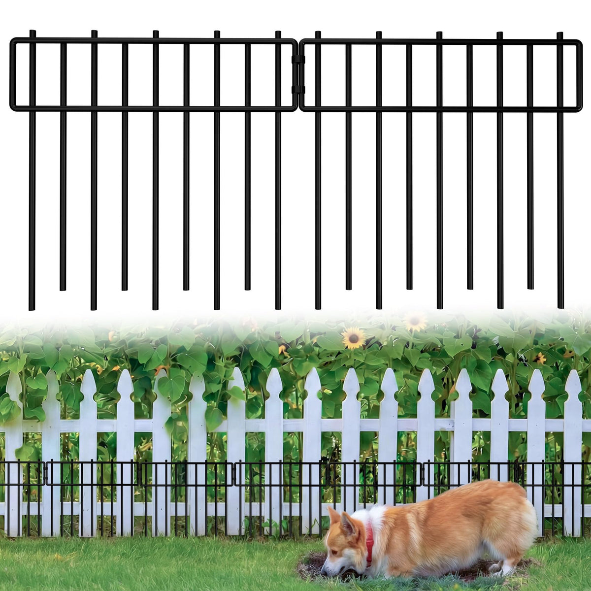 HIHADUUM 1.2 inch gap panel close up showing sturdy barrier for small animals