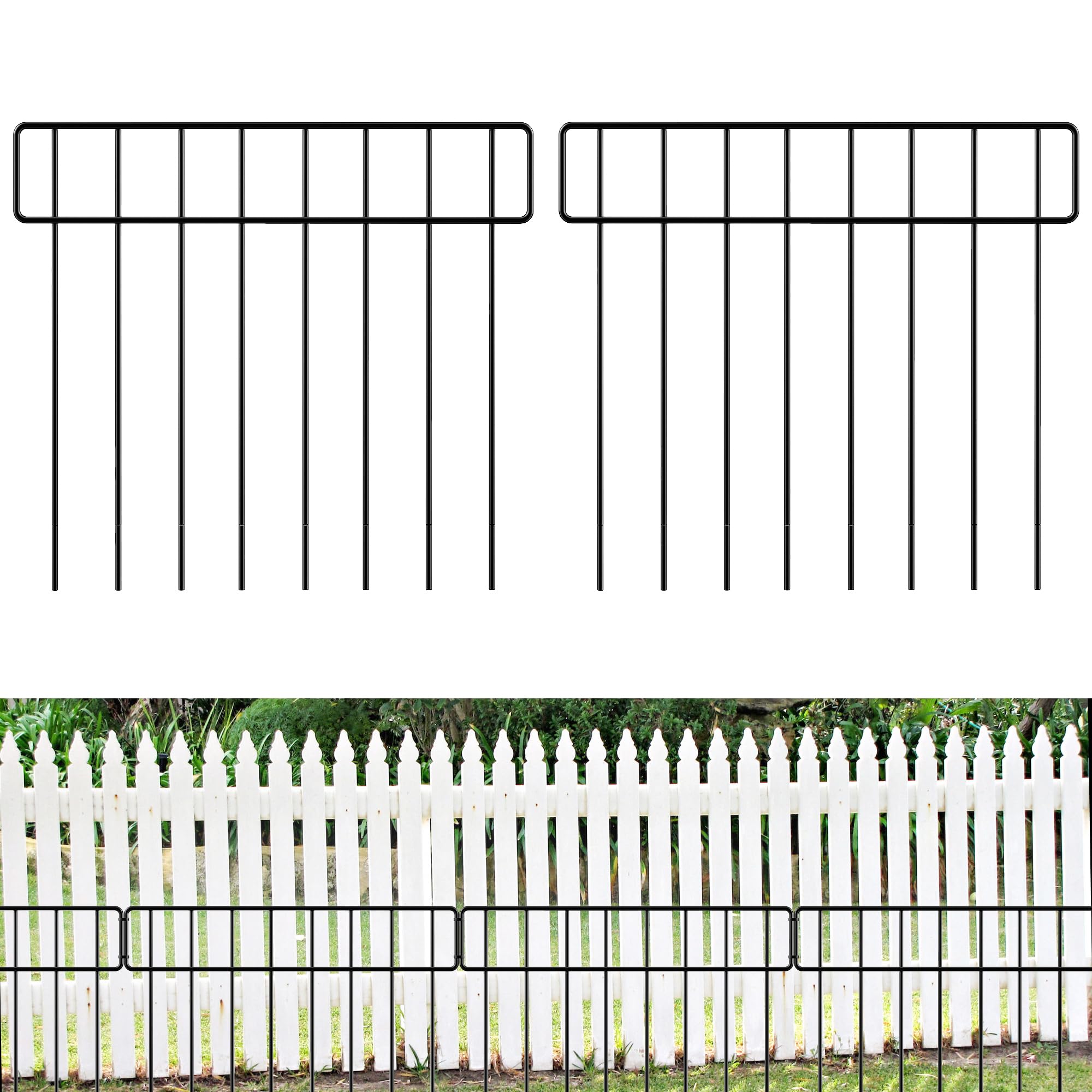 HIHADUUM animal barrier fence panel close-up shows sturdy welded steel for durable outdoor containment.