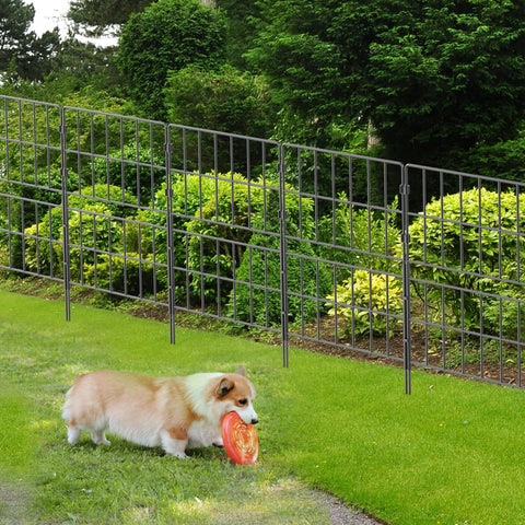 HIHADUUM outdoor yard decor fence adds curb appeal