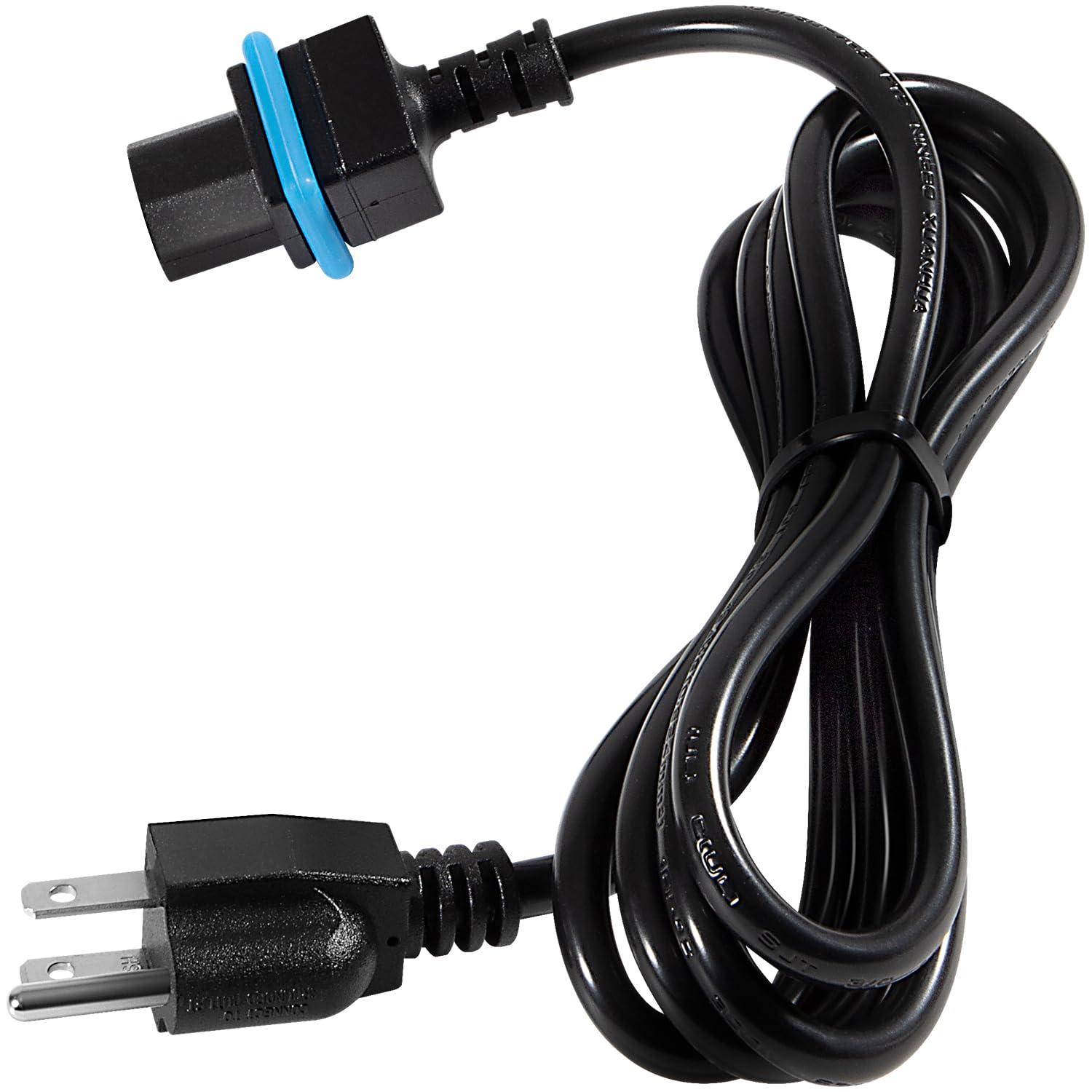 Hihitomorrow 58984402LF black power cord close-up for Dolphin compatibility with durable, corrosion-resistant build