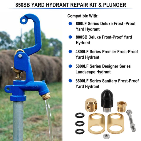 Hihitomorrow brass connector enhances seal for frost-proof hydrants.