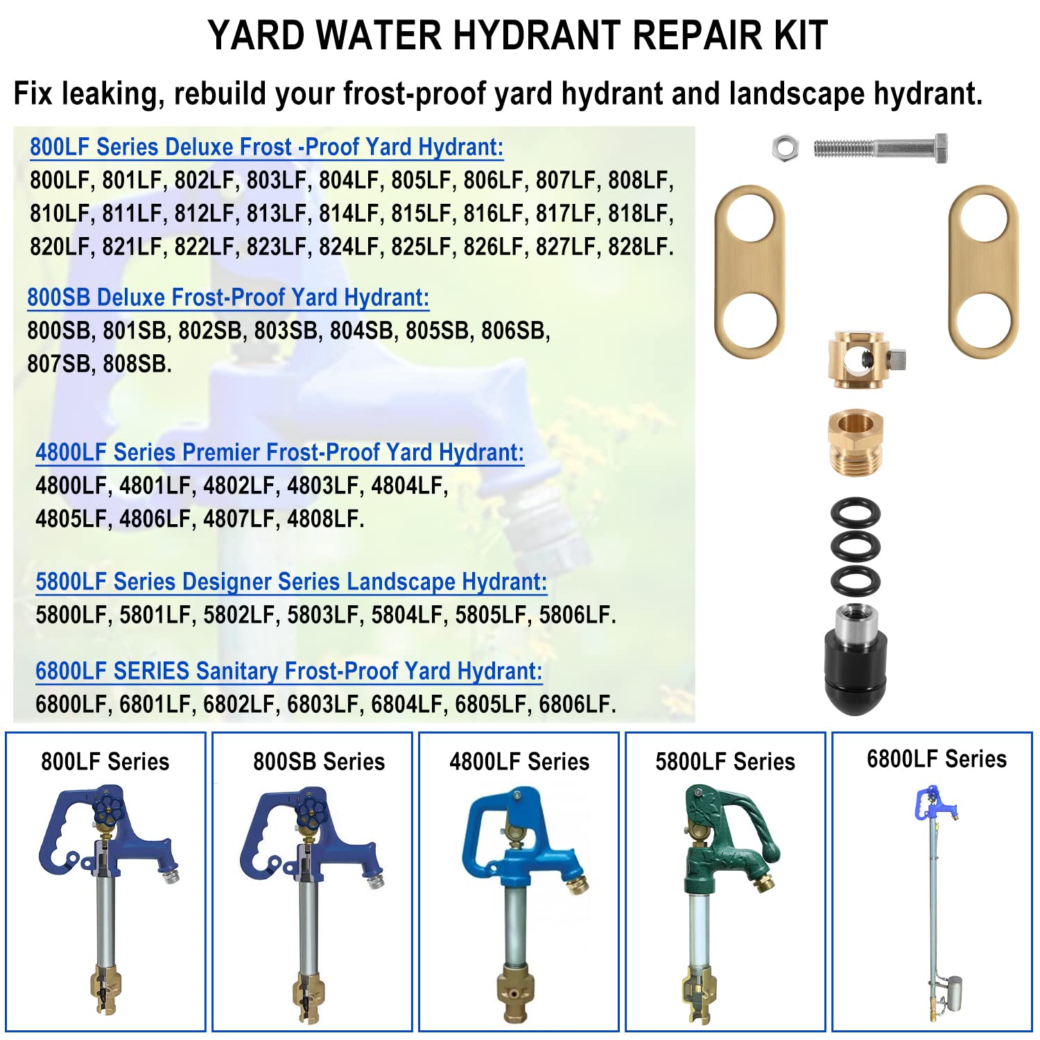 Hihitomorrow brass links replace worn components for reliability.