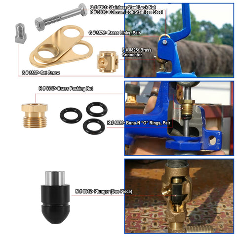 Hihitomorrow Buna-N O-rings resist wear and corrosion.