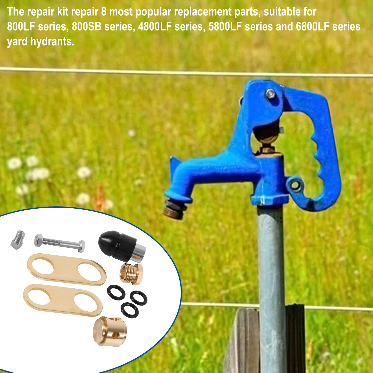 Hihitomorrow plunger enables smooth hydrant operation.