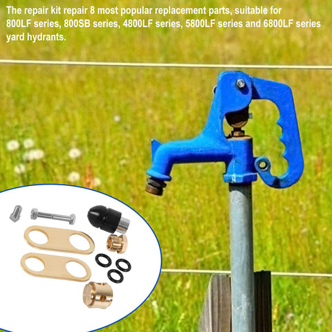 Hihitomorrow plunger enables smooth hydrant operation.