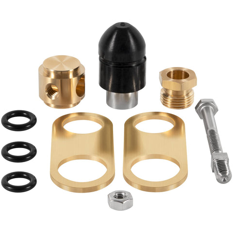 Hihitomorrow stainless lock nut provides secure mounting.