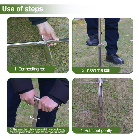 HiHydro 36-inch probe with a comfortable grip for precision
