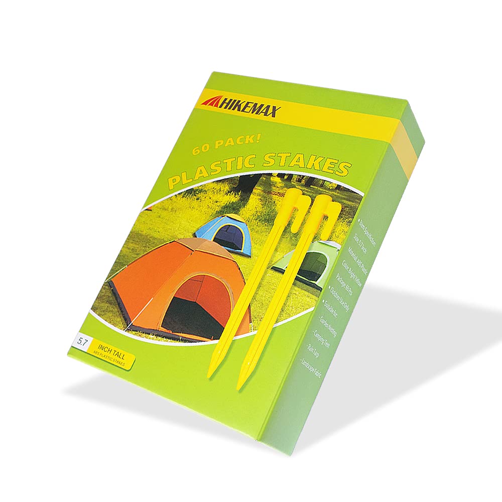 Hikemax no-slip hook yellow pegs allow easy removal after use.