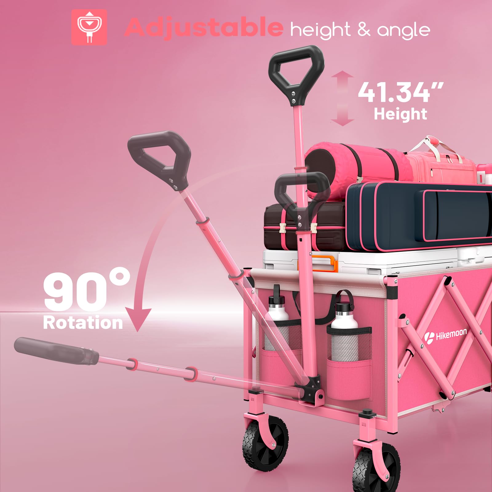 Grocery, camping, gardening, and sports gear fit with ease.