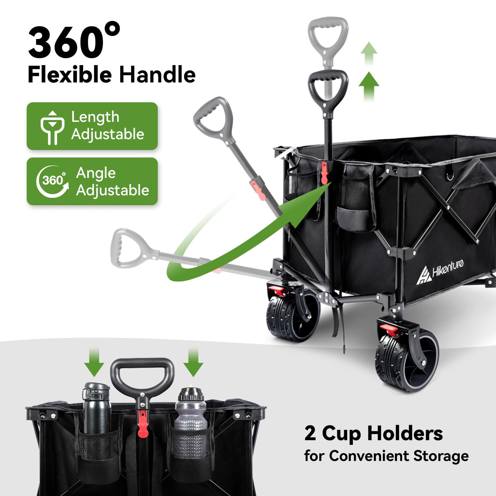 Hikventure tear-resistant oxford fabric is removable and washable for quick cleaning.