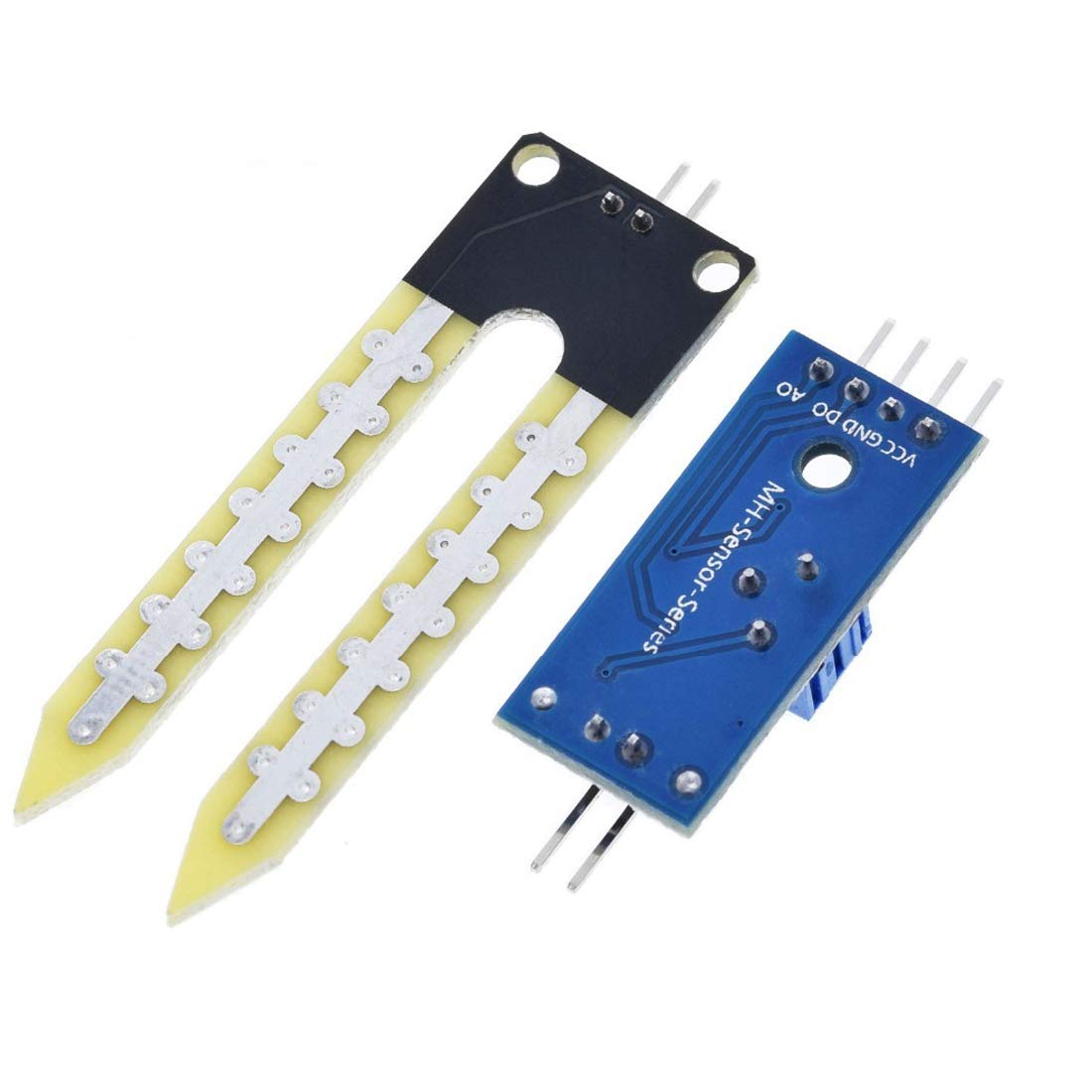 HiLetgo LM393 analog output allows more precise moisture readings.