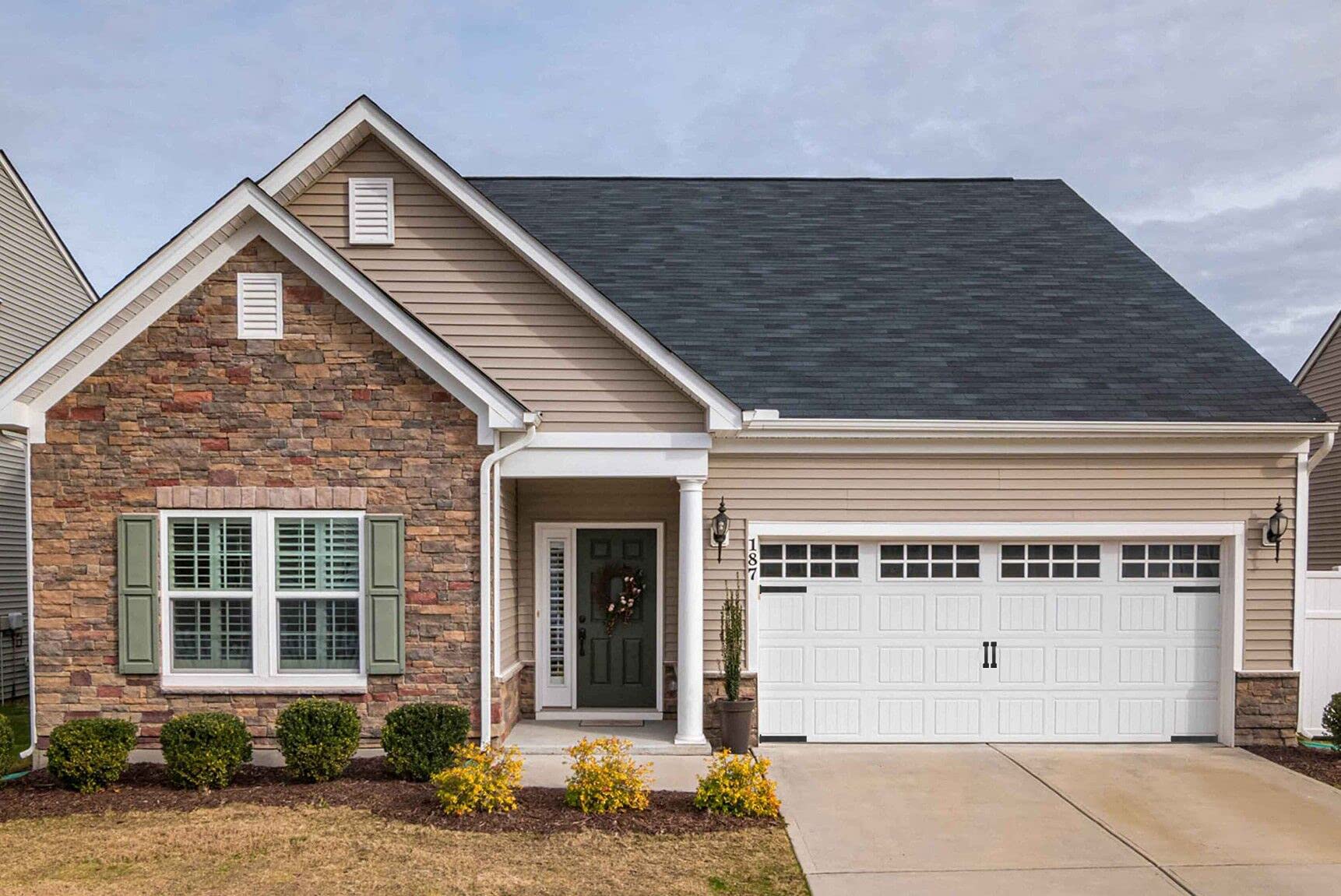 HILLMASTER industrial-style décor enhances curb appeal on any door.
