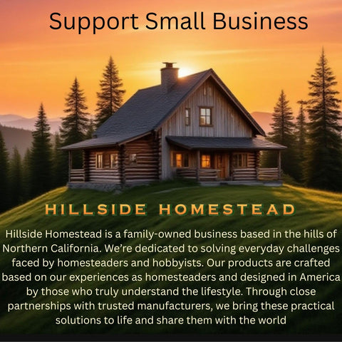 Hillside Homestead durable plastic cups withstand daily coop use.