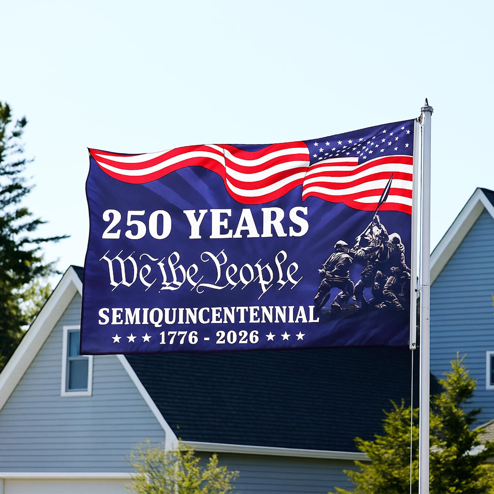 Hillsuren national flag suitable for garden ceremonies and events.