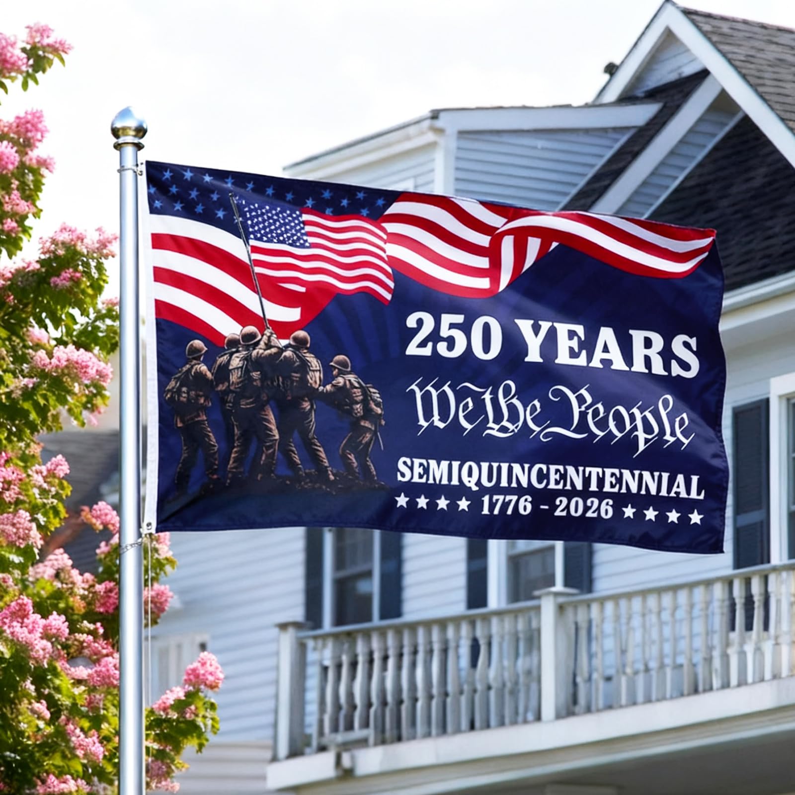 Hillsuren patriotic banner ideal for Independence Day celebrations.