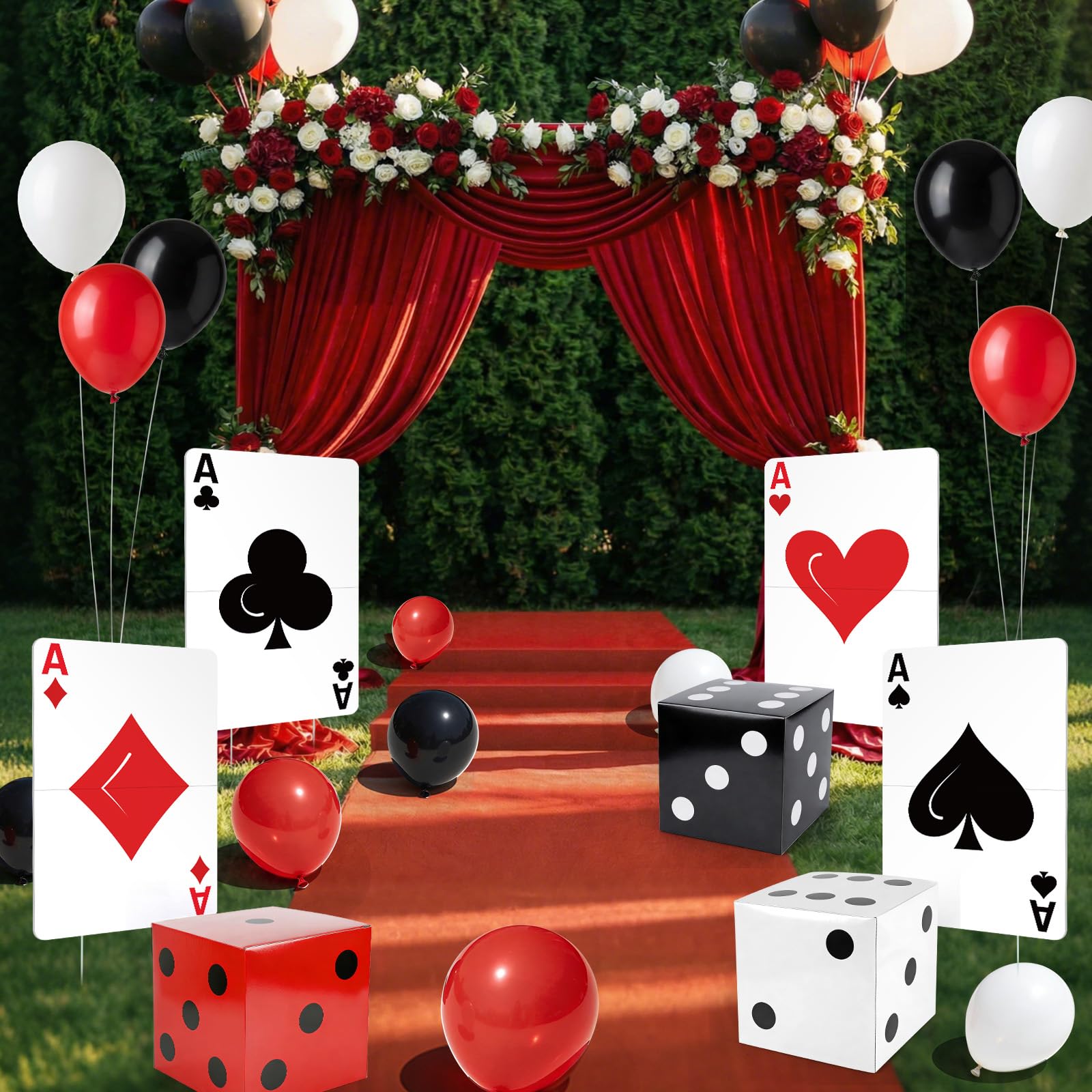 Himake dice boxes, colorful cubes for party games and favors.