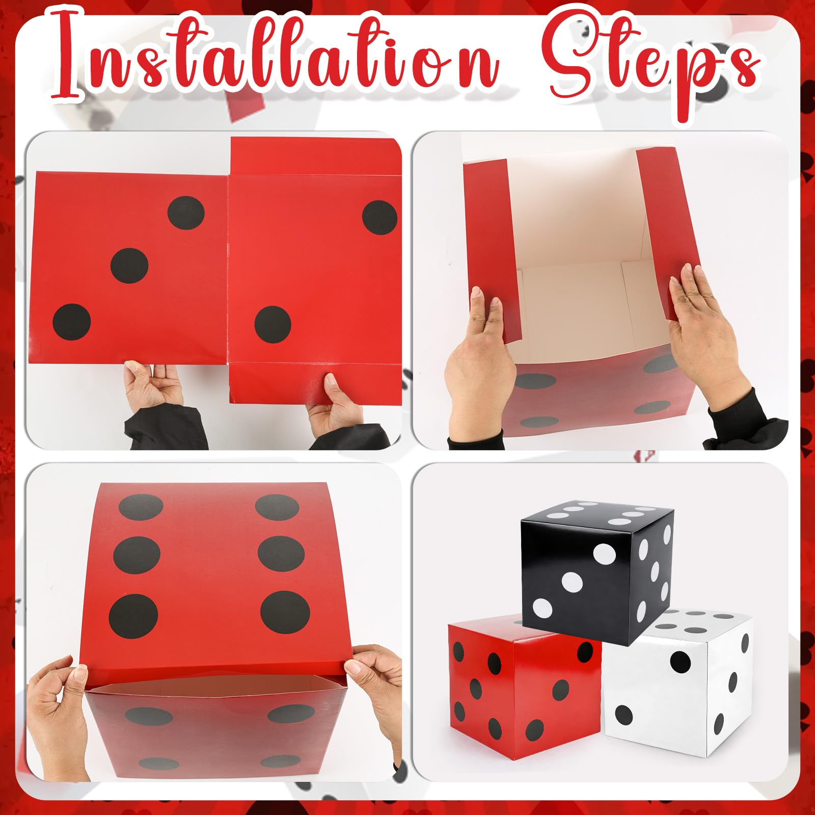 Himake hollow board base, sturdy indoor display stand for signs.