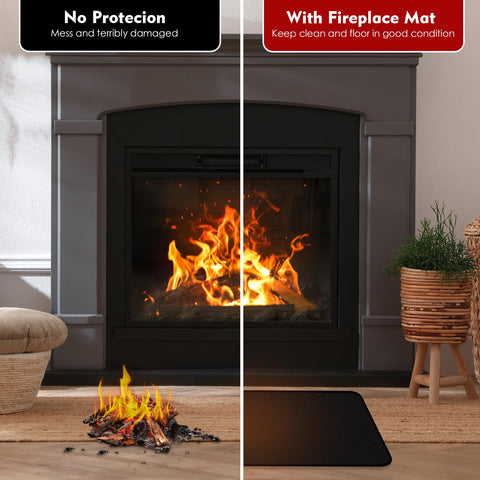 Himake fire-resistant mat closeup shows durable heat tolerance.