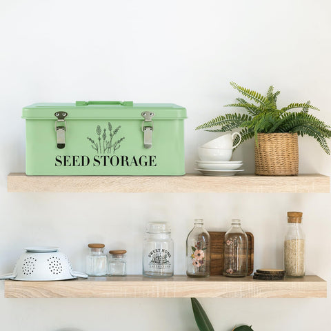 Himake transparent seed containers let you see contents at a glance.
