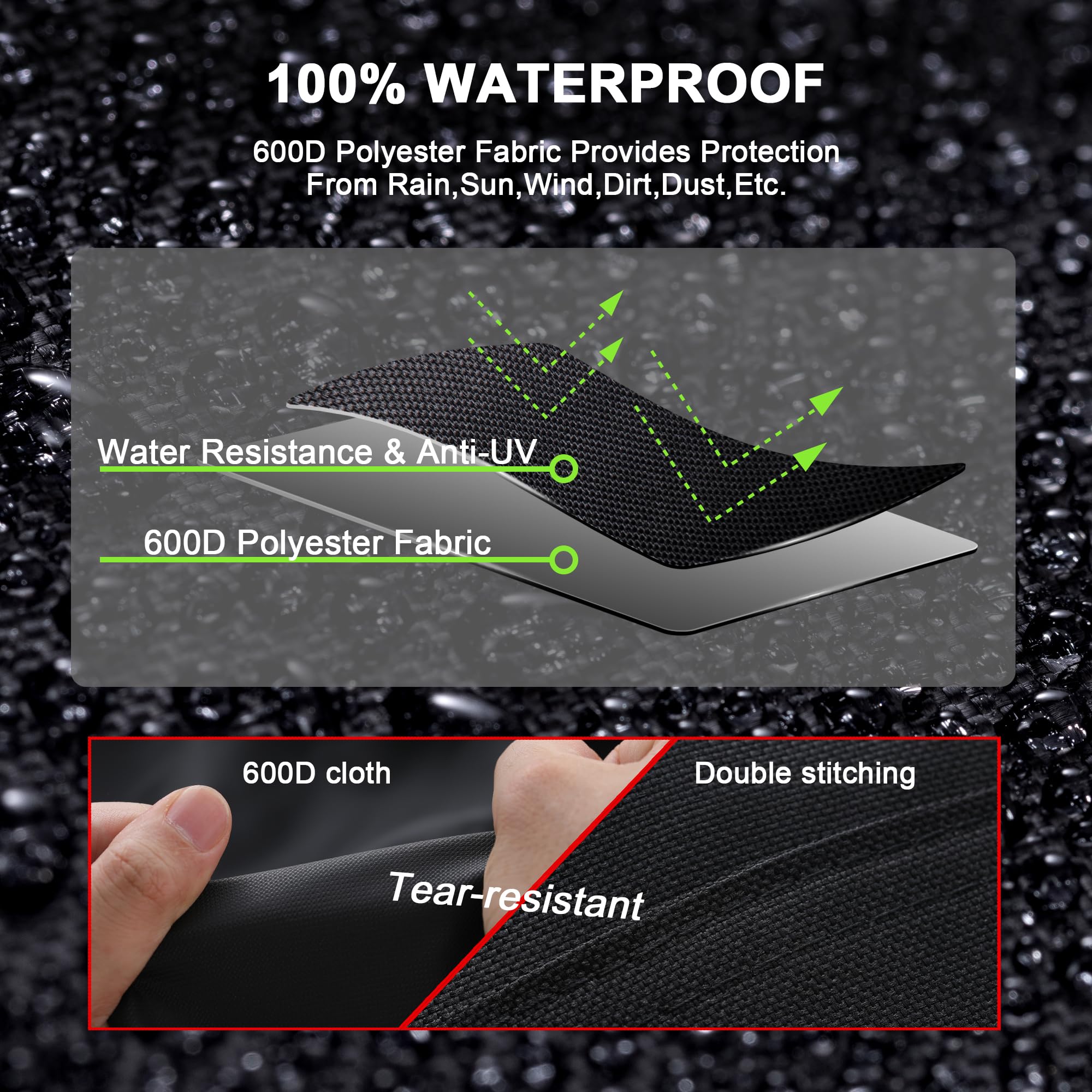Himal Outdoors reinforced double stitching extends durability.