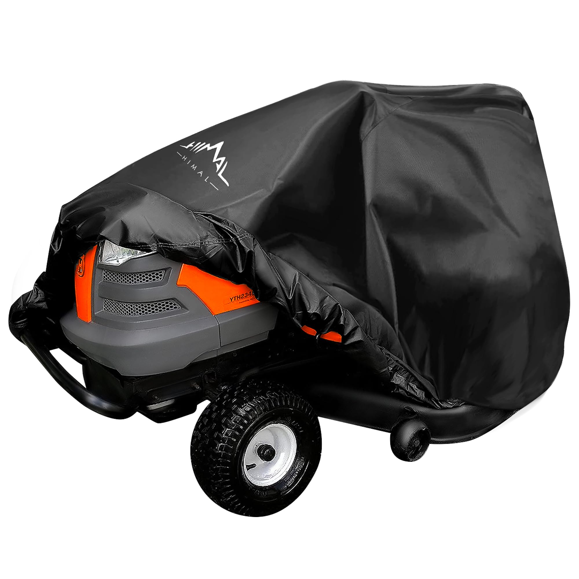 Himal Outdoors Pro riding mower cover shields a 54-inch deck from sun and weather.