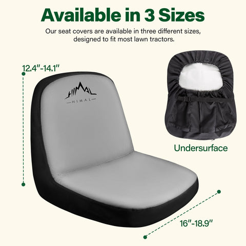Himal Outdoors seat cover with back pockets keeps gloves and tools organized
