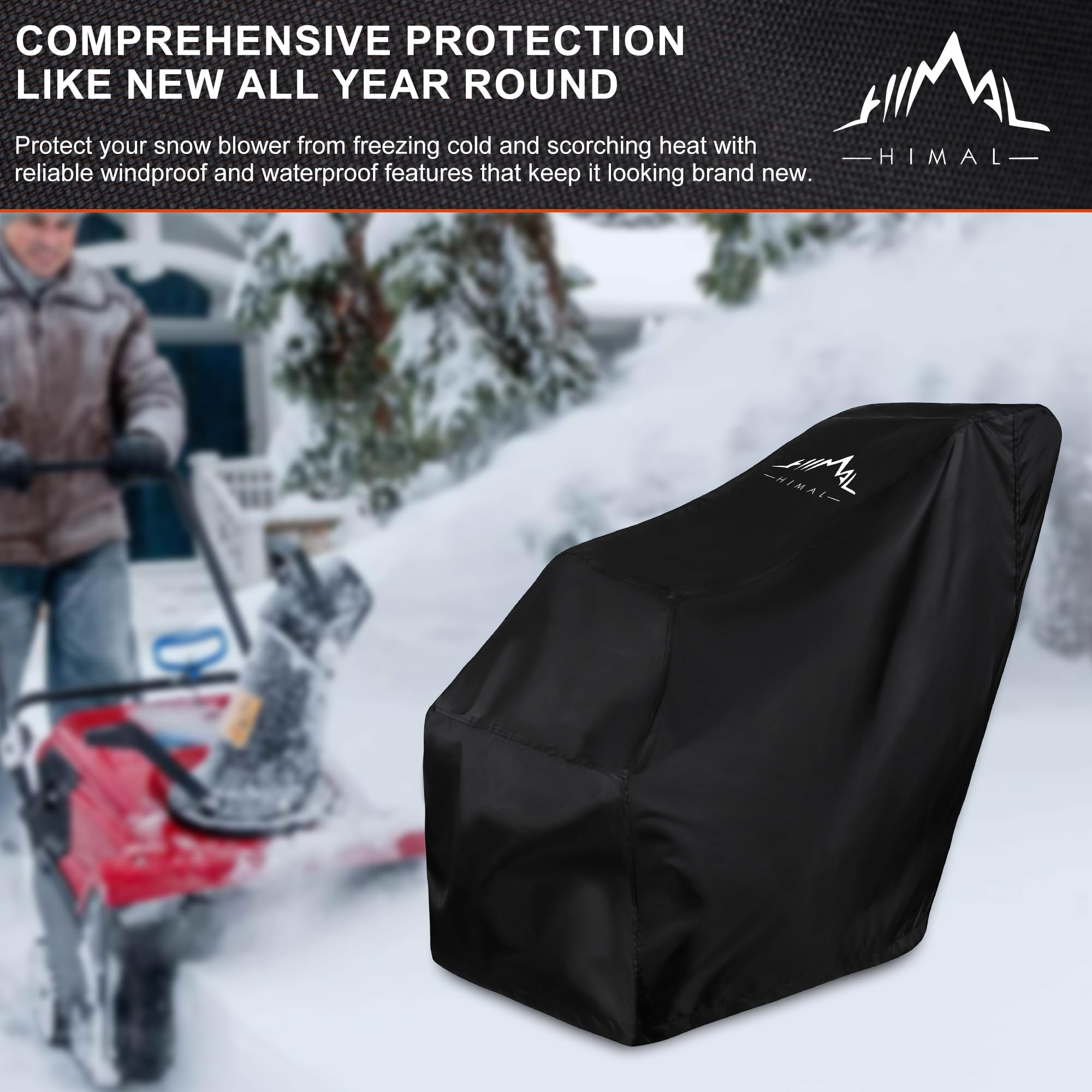 Himal Outdoors snow blower cover weather-resistant for year-round protection