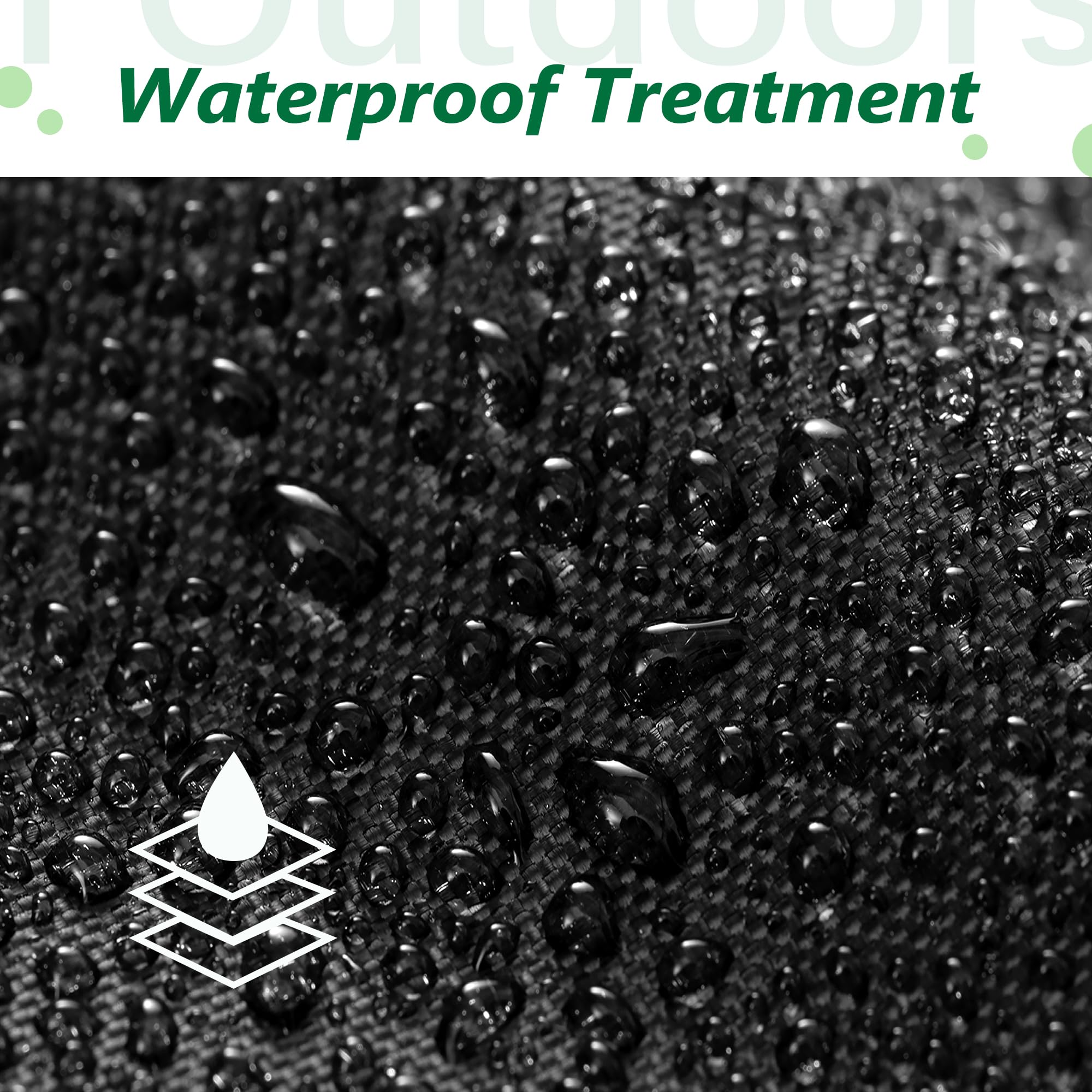 Himal Outdoors universal-fit cover fits most zero-turn models up to 79 by 46 inches.