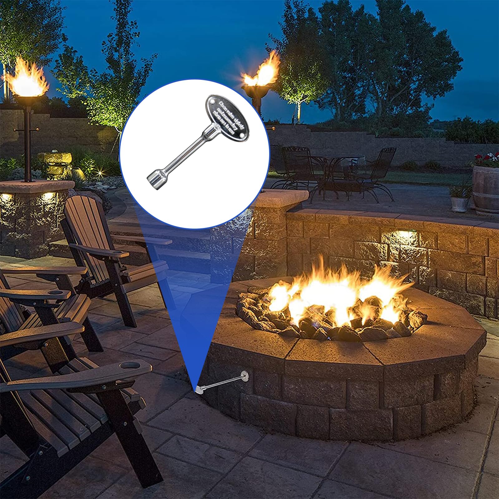 Sturdy, corrosion-resistant construction for long-lasting fireplace use.