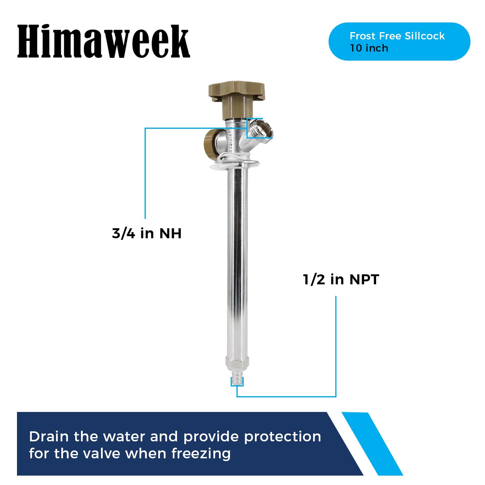 Himaweek no-lead brass valve promotes safer water contact outdoors