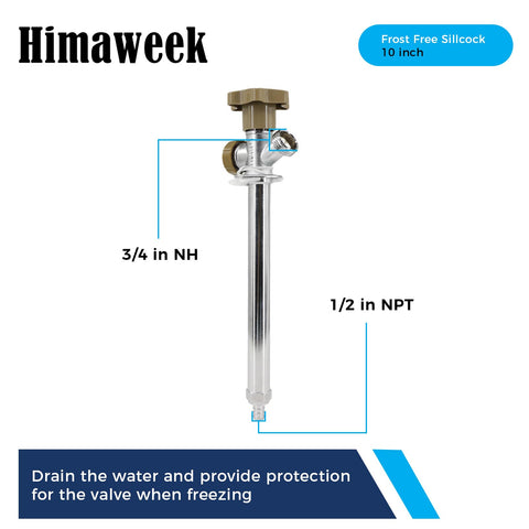 Himaweek no-lead brass valve promotes safer water contact outdoors