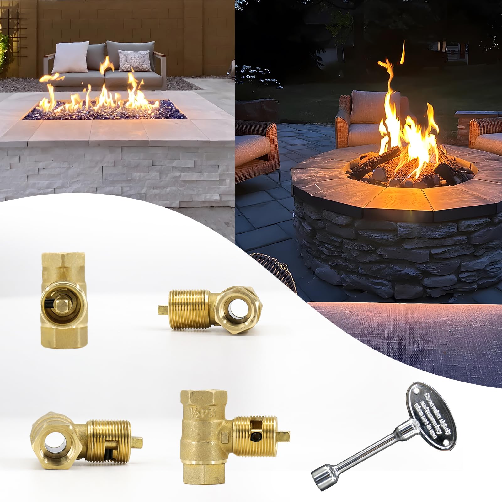 Himaweek solid brass ball valve for reliable shutoff