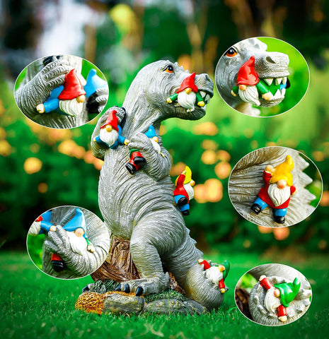 Himaweek vibrant-painted garden figure adding color and charm outdoors
