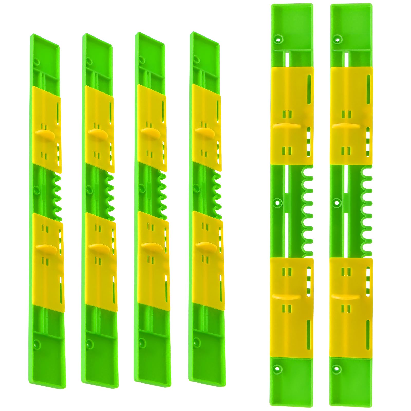 HIMO 6-pack entrance reducer for 14-76 inch hive controls opening for winter protection.