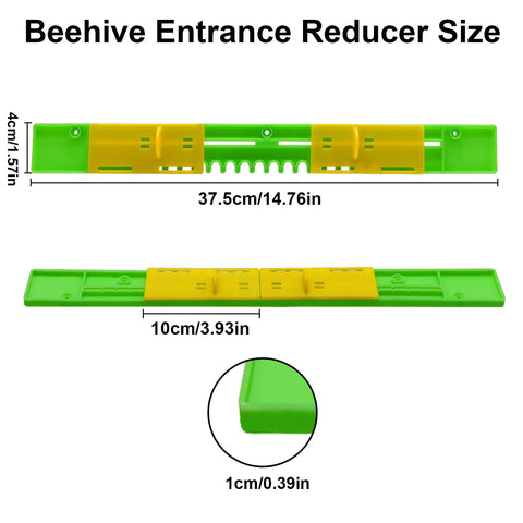 HIMO adjustable paddle gates allow bees to enter and exit while deterring pests.