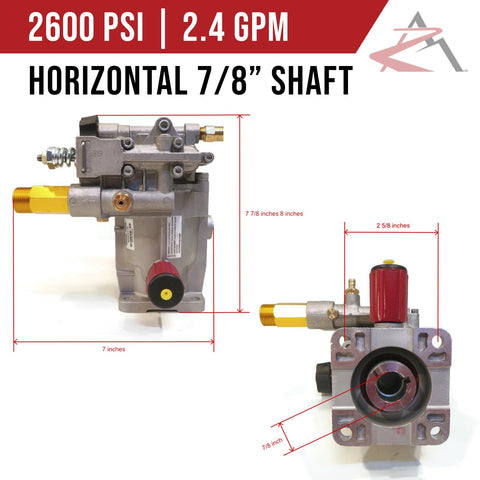 Himore pump features a chemical injector for convenient cleaning solutions.