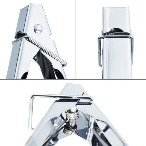 HINMAY 12-inch stainless steel tongs with locking mechanism for versatile serving